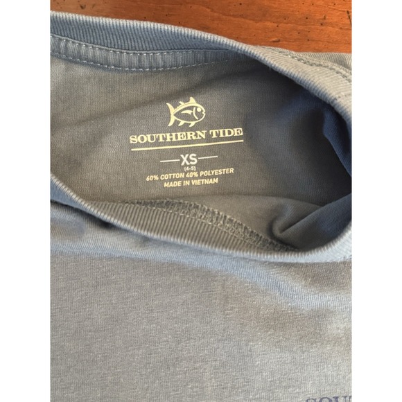 Southern Tide Ford Bronco Boys XS (4-5) Blue Long Sleeve Tee Shirt - Picture 2 of 8